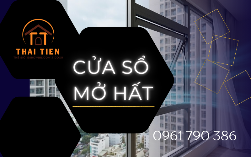 Vì sao cửa sổ mở hất thường được dùng ở chung cư cao tầng?